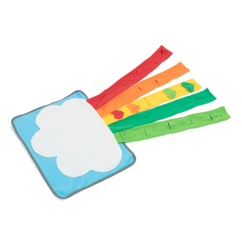 Pet Rainbow Enrichment Snuffle Mat for Dogs