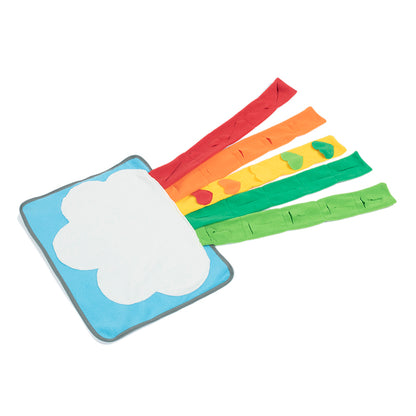 Pet Rainbow Enrichment Snuffle Mat for Dogs